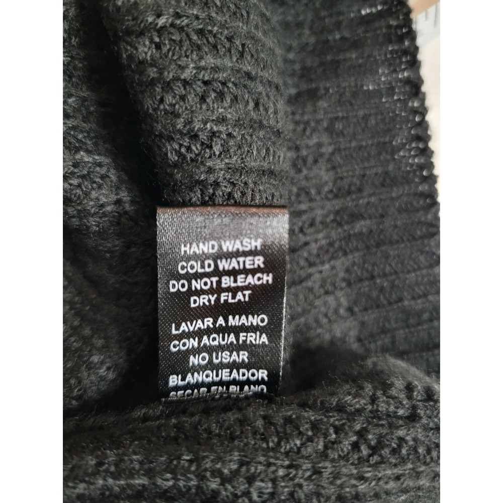 Ambiance‎ Apparel 100% Acrylic Black Sweater Folded Wide Neck Long Sleeve Sz S - Picture 14 of 16